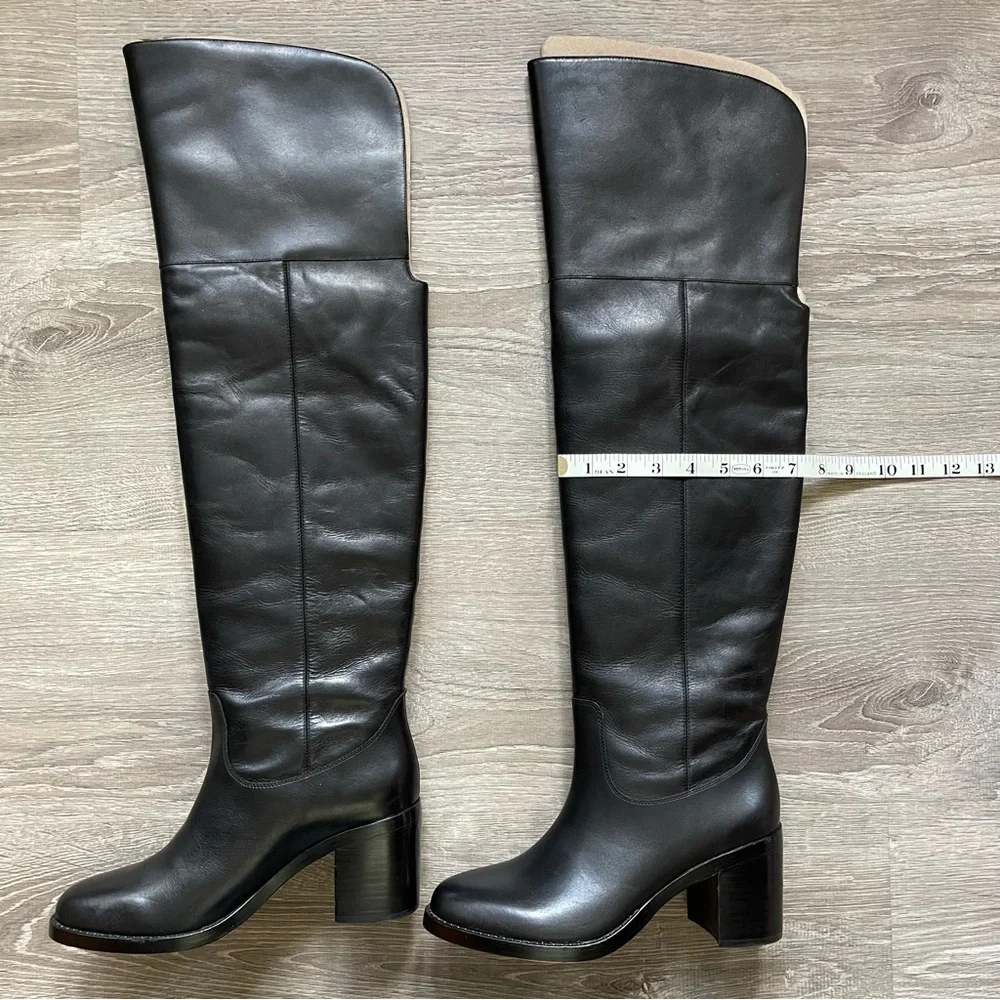 J. Crew 'Over The Knee' Leather Boot Sz 8.5 NWOB
